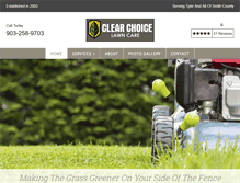 Tablet Screenshot of landscapingtyler.com